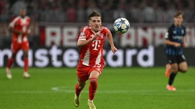 Jung, dynamisch und erfolgreich: Der 17-jährige Lennart Karl ist nun jüngster Champions-League-Torschütze des FC Bayern. (Foto: Sven Hoppe/dpa)