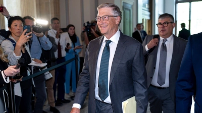War mit von der Partie: Microsoft-Gründer Bill Gates. (Foto: J. Scott Applewhite/AP/dpa)
