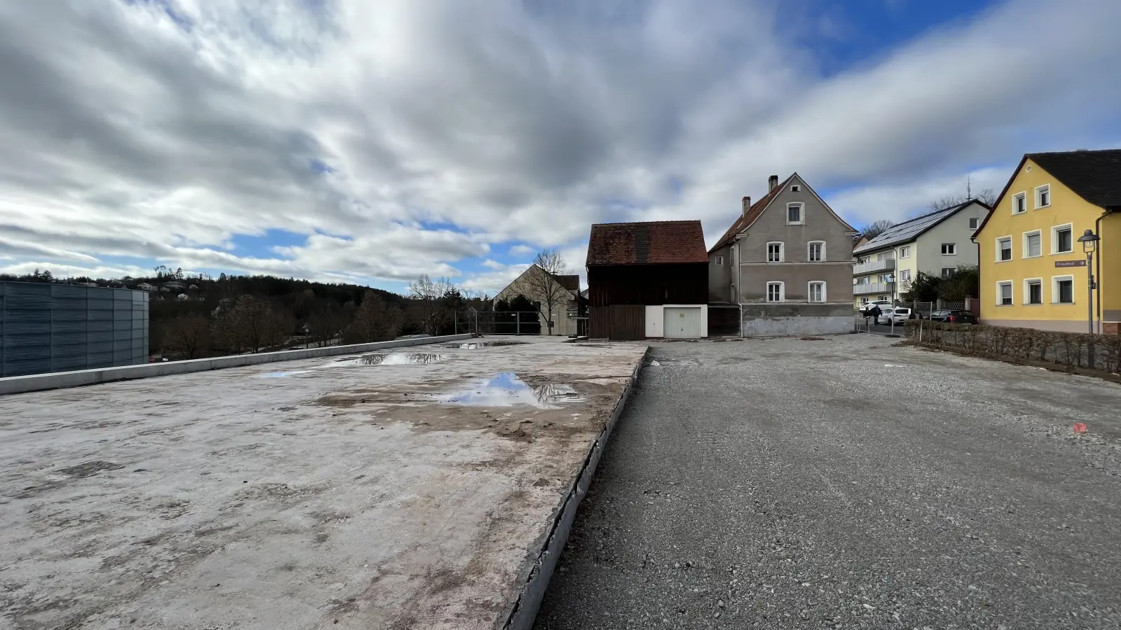 Ungünstige Witterungsverhältnisse und Corona-Auswirkungen haben dazu geführt, dass das Projekt Parkdeck hinter dem ursprünglichen Zeitplan her hinkt. (Foto: Yvonne Neckermann)