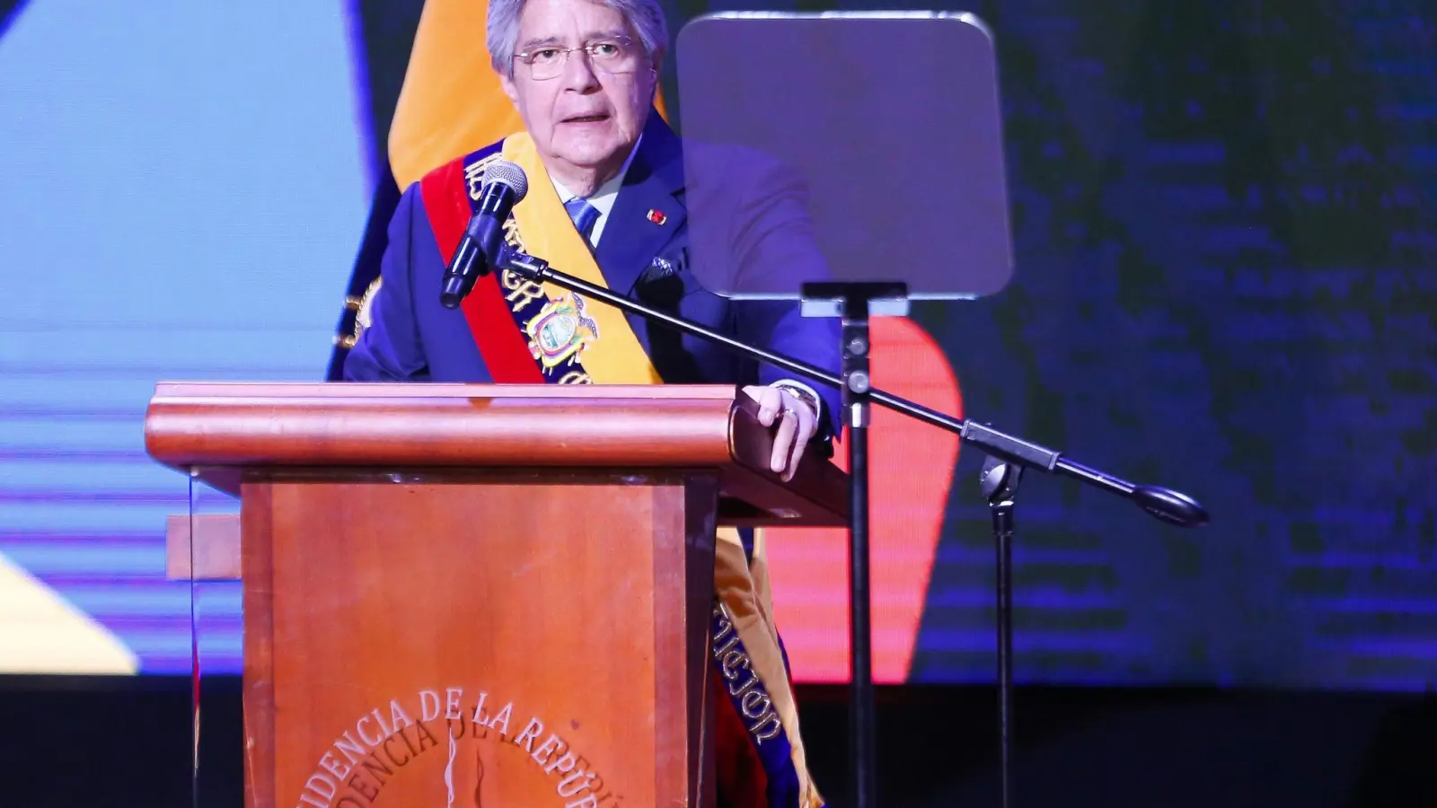 Guillermo Lasso, Präsident von Ecuador, hatte Mitte Mai die Nationalversammlung aufgelöst. (Foto: Juan Diego Montenegro Alban/dpa)