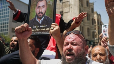 Die Urteile haben viel symbolischen Wert.  (Foto: Ghaith Alsayed/AP/dpa)
