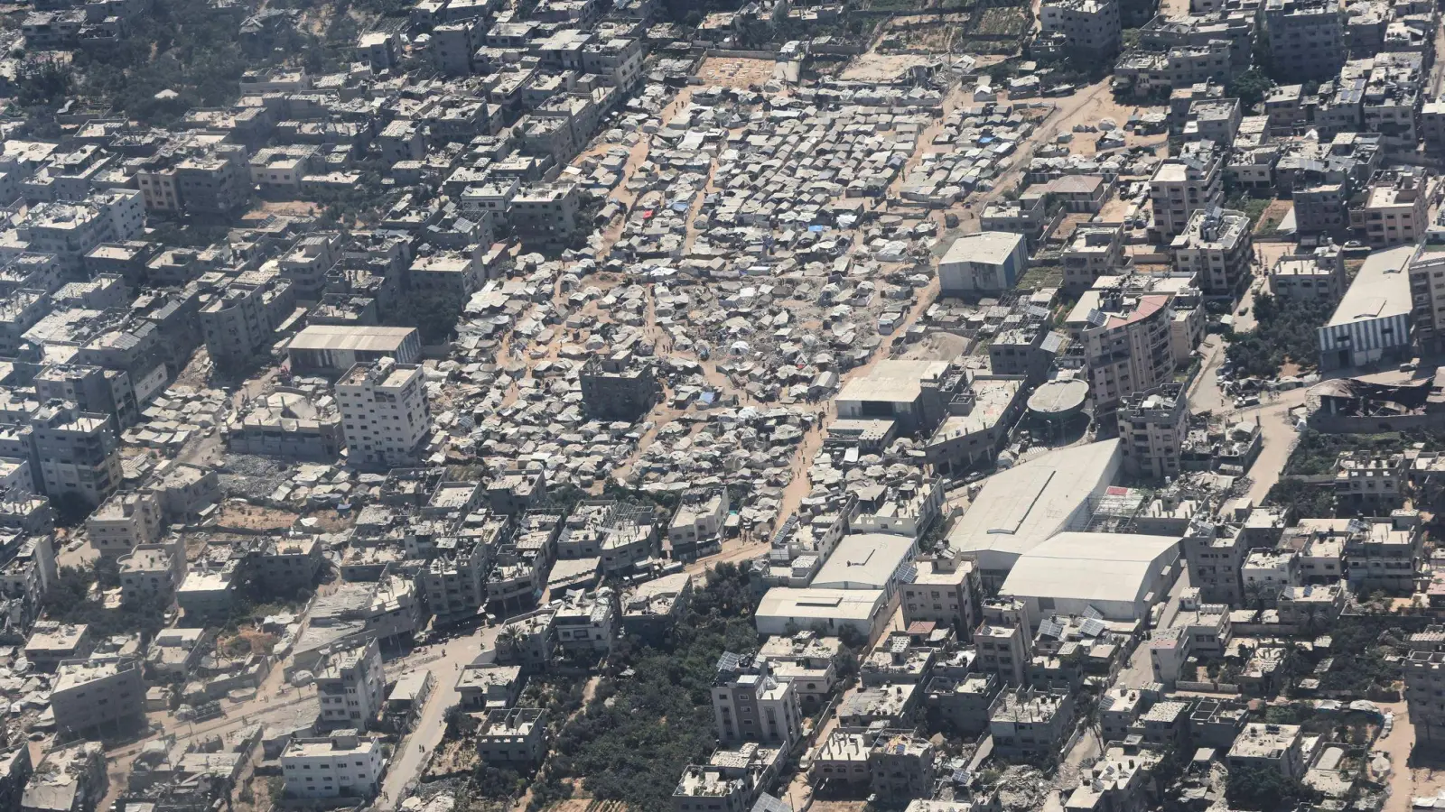 Zeltlager in der Stadt Gaza. (Archivbild) (Foto: Raad Adayleh/AP/dpa)