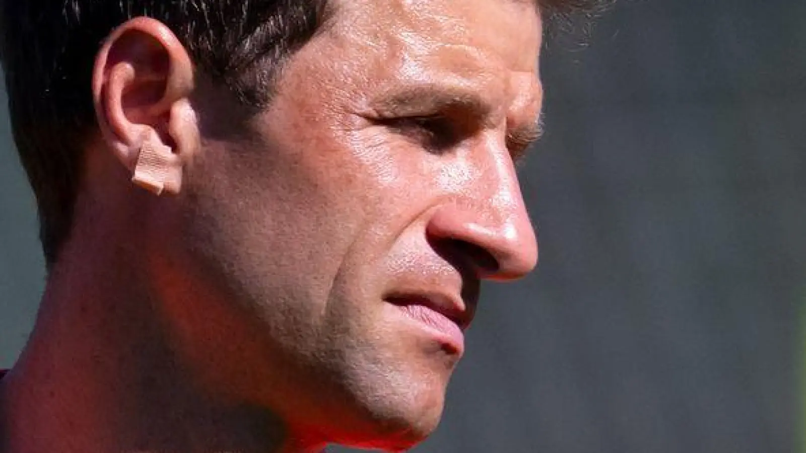 Thomas Müller trainierte am Dienstag beim FC Bayern. (Archivbild) (Foto: Sven Hoppe/dpa)