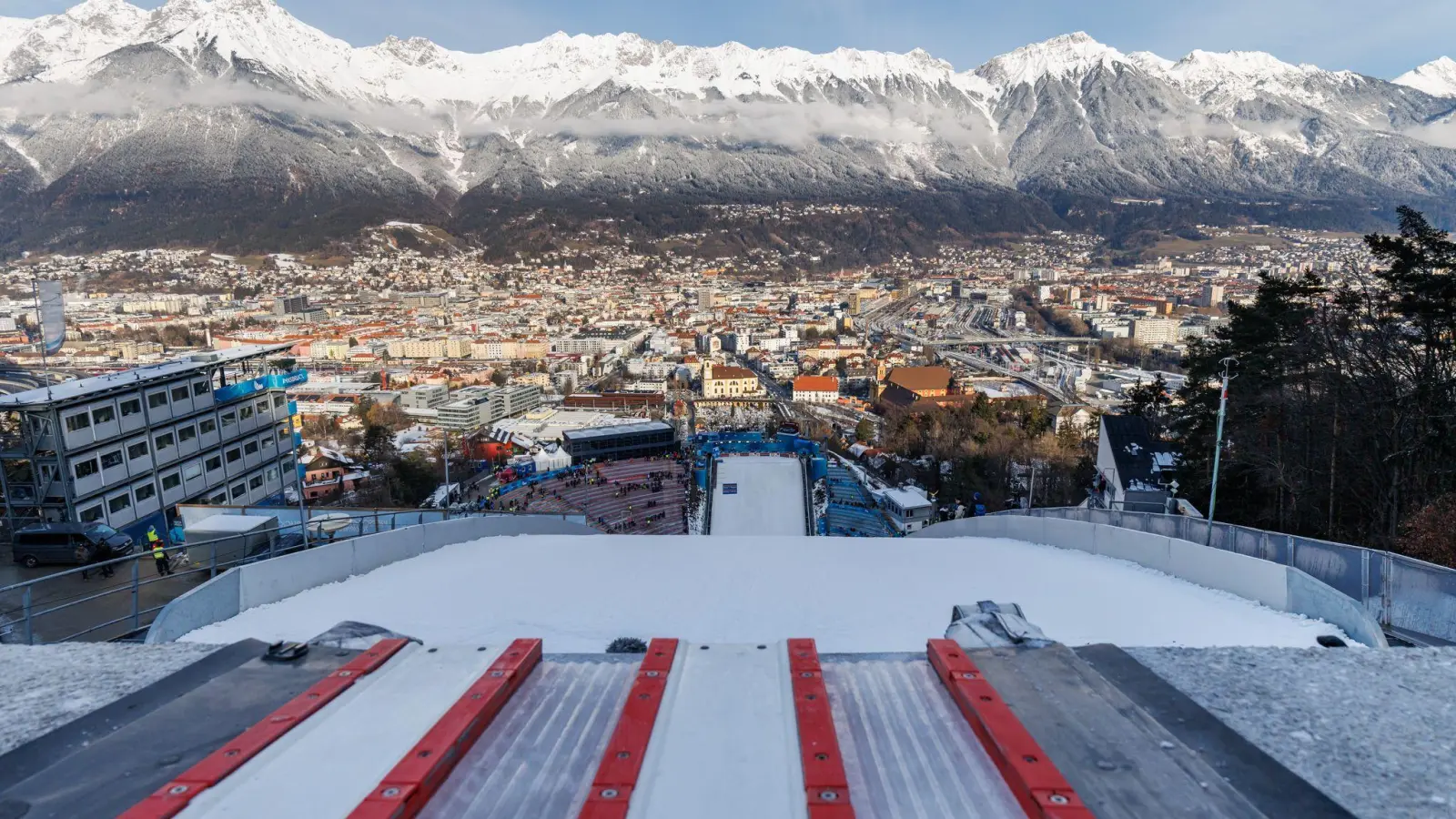 Innsbruck hofft auf den Zuschlag als Gastgeberstadt für den ESC 2026 (Foto: Daniel Karmann/dpa)