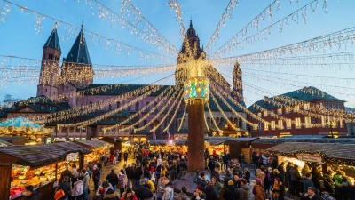 Der Mainzer Weihnachtsmarkt öffnet erst am 24. November. (Foto: Andreas Arnold/dpa)