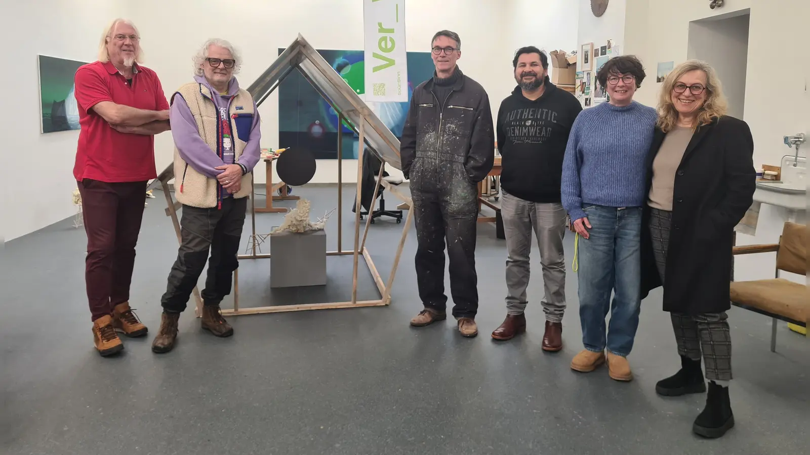 Zum Kern der Bad Windsheimer Kulturinitiative gehören (von links): Karl-Heinz Riedel, Armin Höhn, Gerhard Rießbeck, Levent Özdil, Janette Witt und Sabine Detsch.  (Foto: Anna Franck)