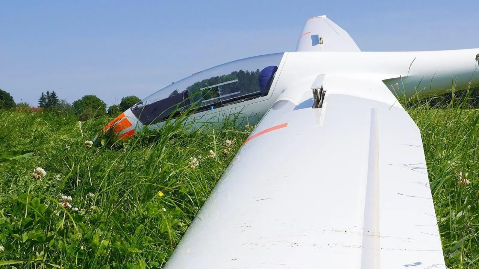 Ein Segelflugzeug stürzt im Allgäu ab - warum, bleibt zunächst unklar. (Foto: Reinert/swd-medien/TNN/dpa)