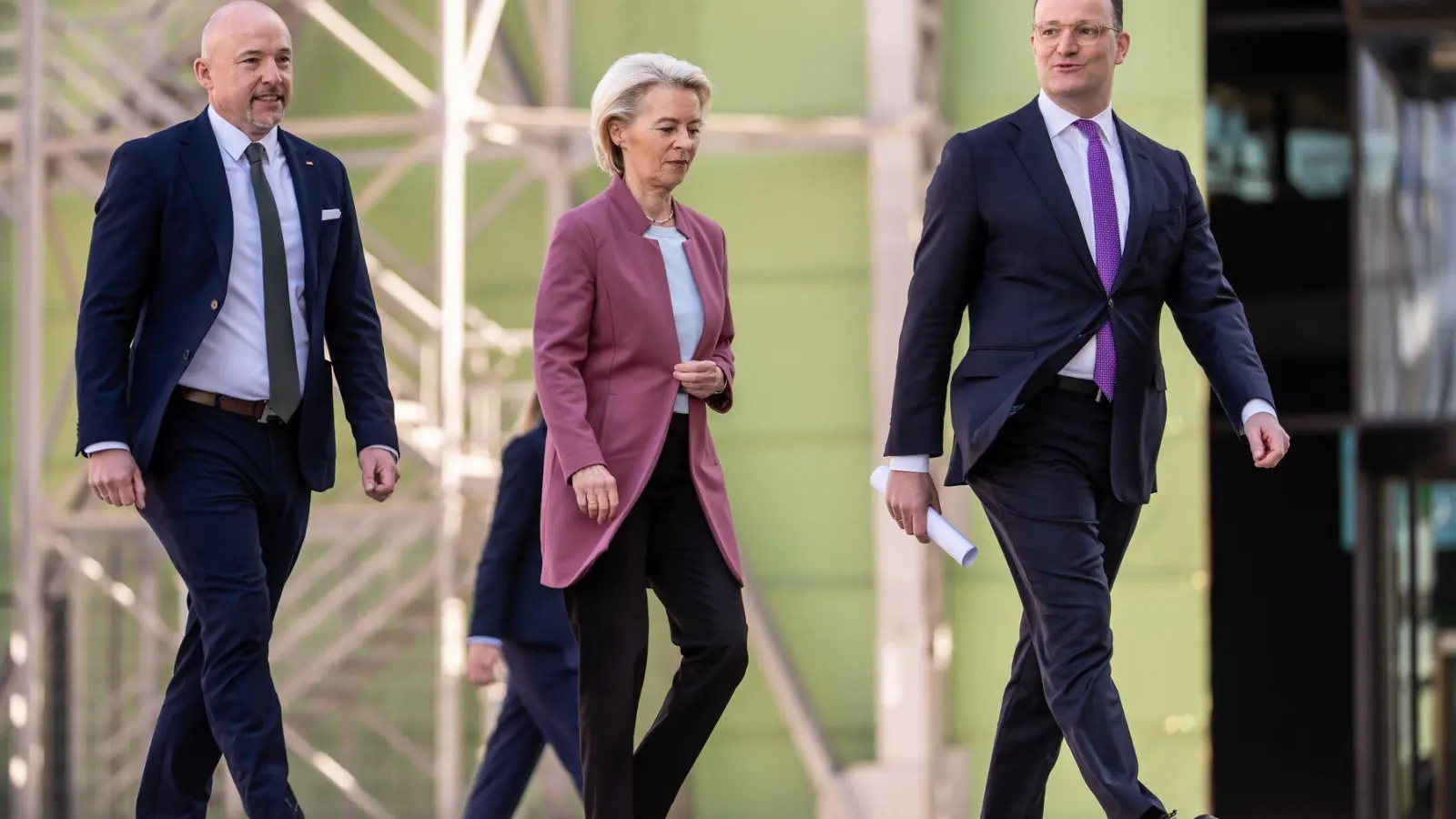 Zum Auftakt der Klausur der Fraktionsführung ist EU-Kommissionspräsidentin Ursula von der Leyen zu Gast. (Foto: Michael Kappeler/dpa)