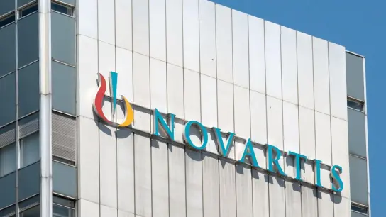 Der Hauptsitz des Schweizer Pharmaunternehmens Novartis. (Foto: Patrick Seeger/dpa)