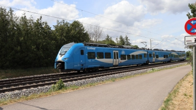 Nicht immer verkehren zwischen Würzburg und Treuchtlingen die modernen Züge von Go Ahead. Die Ersatzfahrzeuge sind nicht klimatisiert. (Foto: Thomas Schaller)