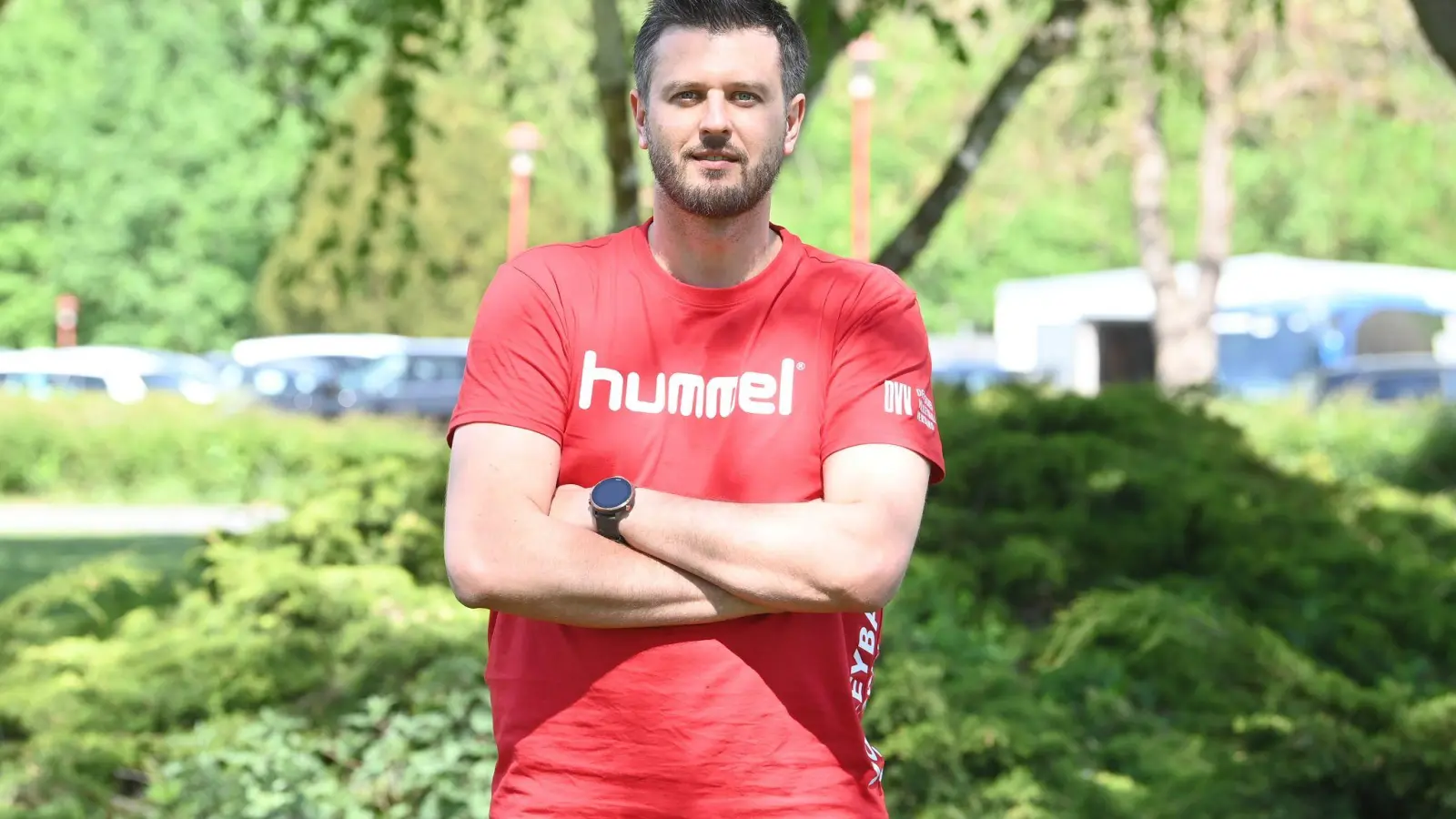 Ist seit April 2022 Bundestrainer der deutschen Volleyball-Nationalmannschaft: Der Pole Michał Winiarski. (Foto: Matthias Koch/dpa)