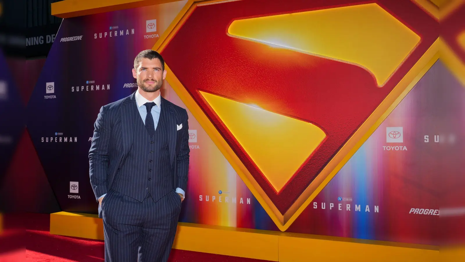 In „Superman“ trug David Corenswet erstmals das Superhelden-Kostüm. (Archivbild)  (Foto: Jordan Strauss/Invision/AP/dpa)