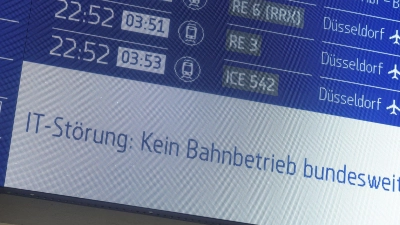 Bundesweit steht der Verkehr der Deutschen Bahn still. (Foto: Christoph Reichwein/dpa)