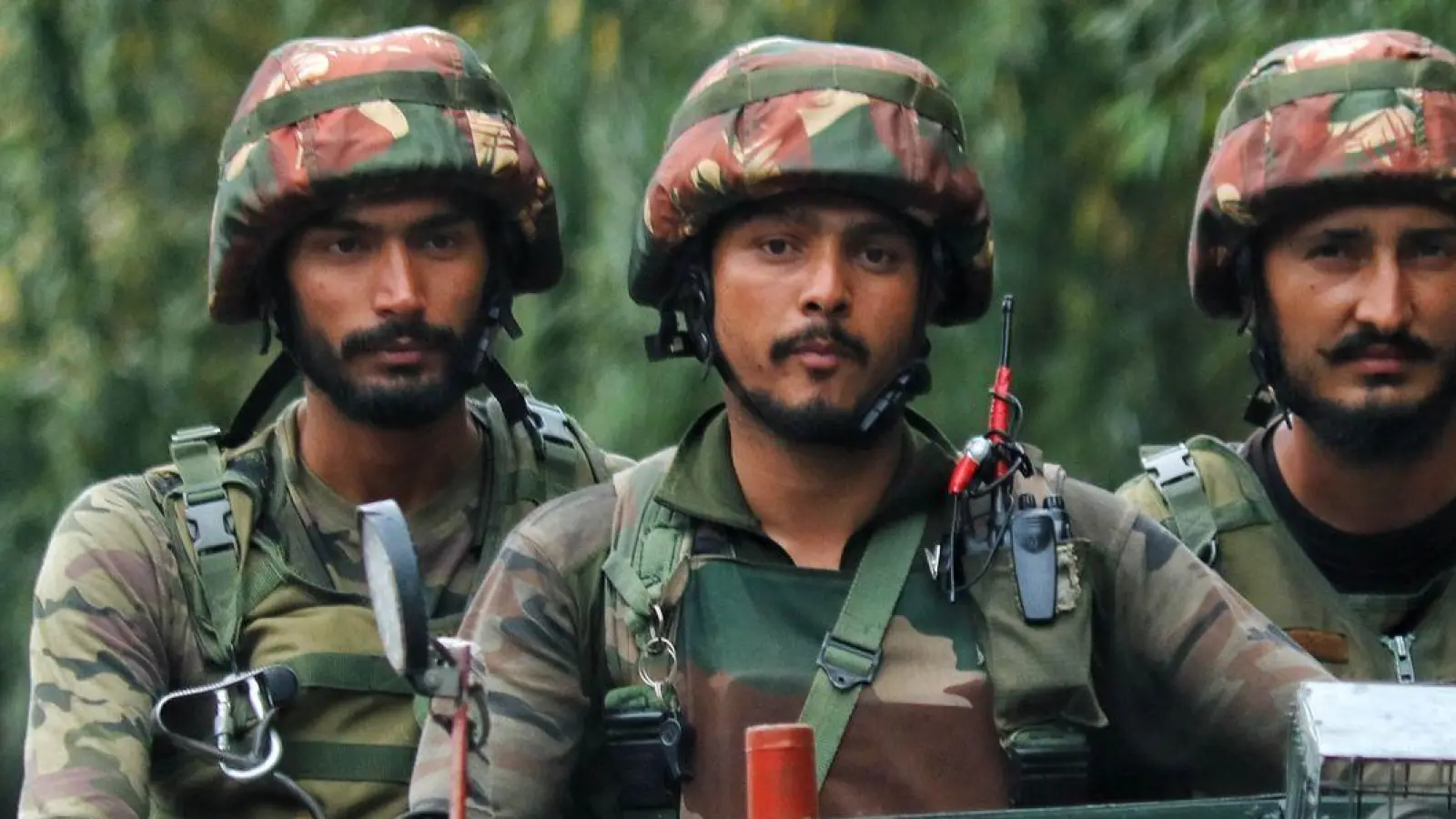 Soldaten der indischen Armee im Einsatz (Symbolbild). (Foto: Firdous Nazir/eyepix/ZUMA/dpa)