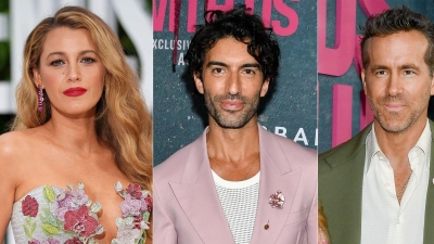 Blake Lively (links) und Justin Baldoni (Mitte) legen ihren Gerichtsstreit bei. (Archivbilder) (Foto: Uncredited/AP/dpa)