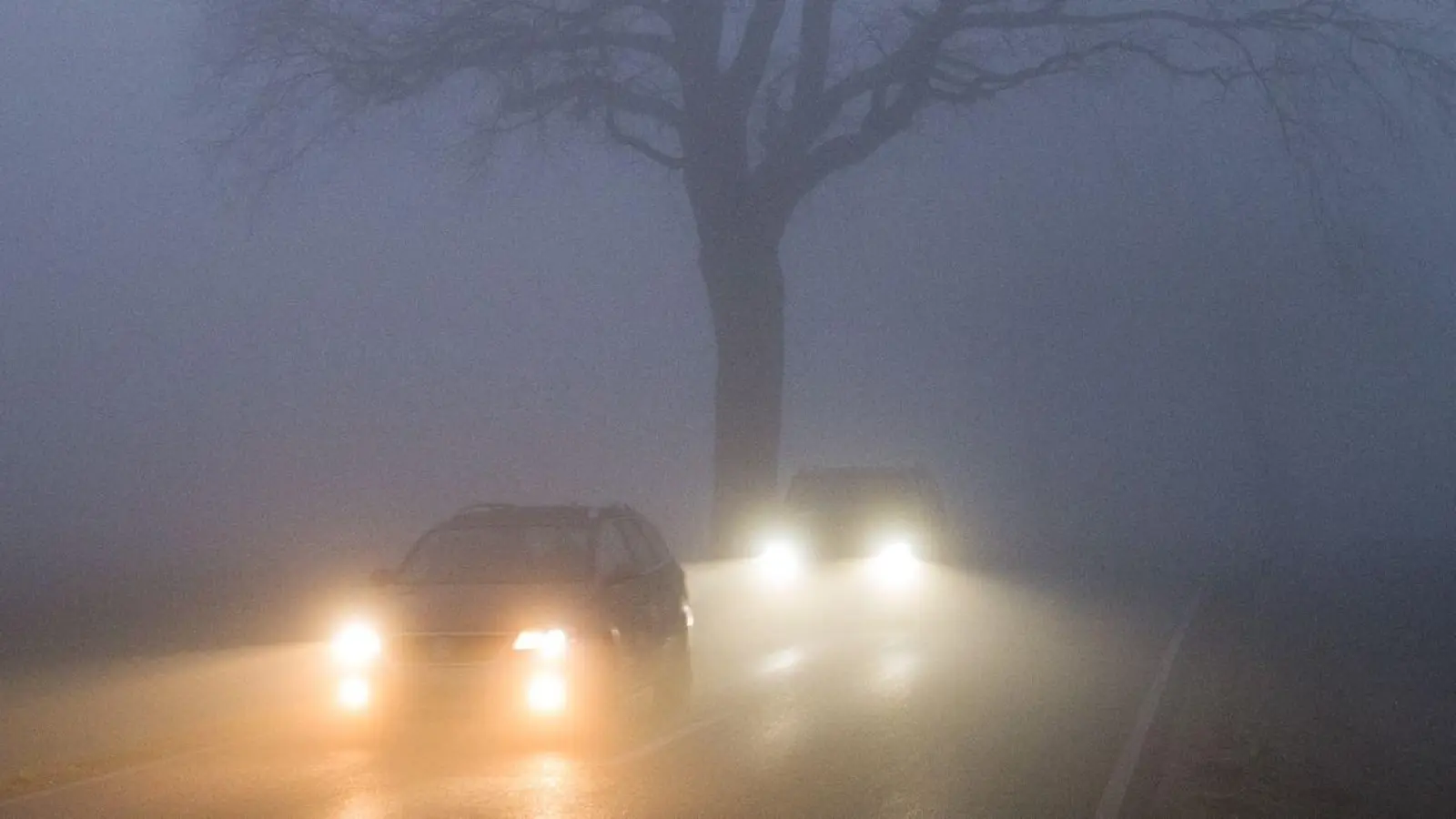 Bei hereingebrochener Dunkelheit überholte ein VW-Fahrer bei Dinkelsbühl mit „aggressivem Fahrstil” mehrere Autos. (Symbolbild: Patrick Pleul/dpa-Zentralbild/dpa-tmn)