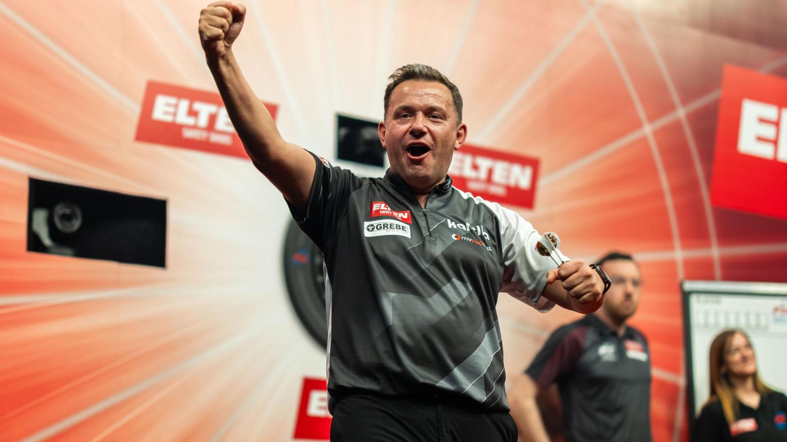 Bei der Dart-WM im Ally Pally will „Dan The Man” Daniel Klose seinen Mann ...