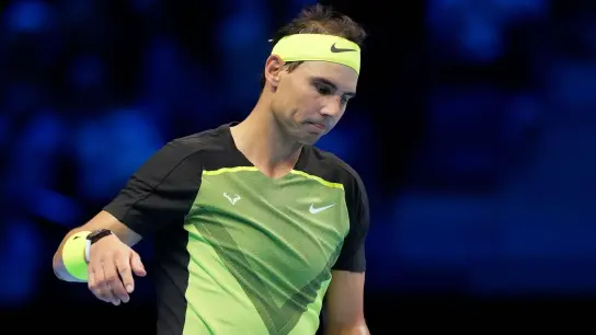 Reagiert auf seine zweite Niederlage bei den ATP-Finals: Rafael Nadal. (Foto: Antonio Calanni/AP/dpa)