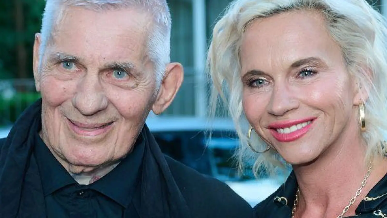 Schauspieler Heinz Hoenig kam mit seiner Frau Annika Kärsten-Hoenig zu einem Empfang nach Berlin. (Foto: Annette Riedl/dpa)