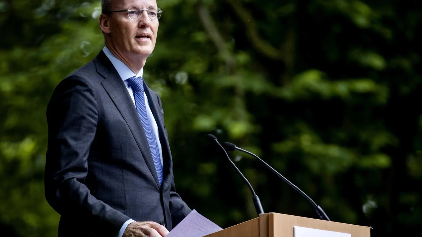 Klaas Knot, Präsident der niederländischen Zentralbank und Ratsmitglied der Europäischen Zentralbank. (Foto: Koen Van Weel/ANP/dpa)