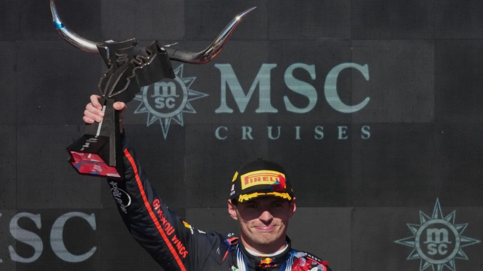 Max Verstappen holt im Titelkampf immer mehr auf. (Foto: Nick Didlick/AP/dpa)