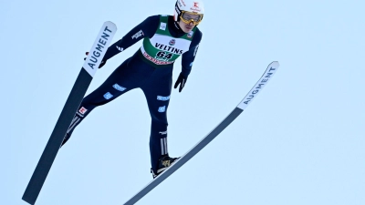Philipp Raimund gewann in Lahti erstmals im Weltcup. (Foto: Petri Korteniemi/Lehtikuva/AP/dpa)