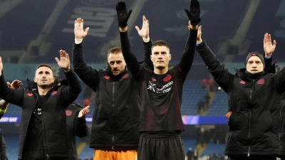 Bayer Leverkusen kommt mit Schub aus Manchester zum Duell gegen Dortmund. (Archivfoto) (Foto: Nick Potts/PA Wire/dpa)