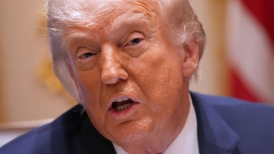 Trump spricht über den aktuellen Stand der Verhandlungen zum Iran-Krieg.  (Foto: Jacquelyn Martin/AP/dpa)