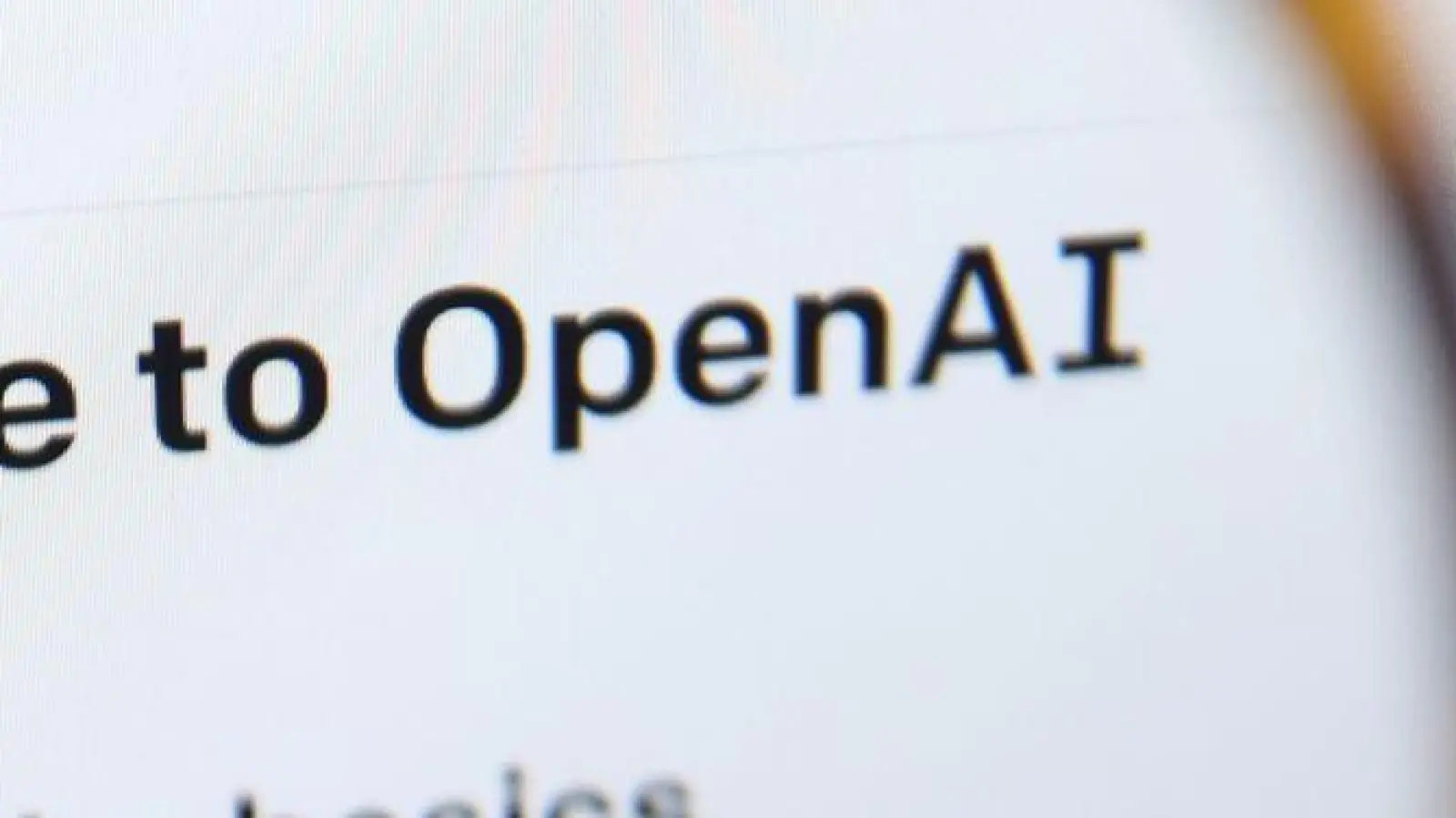 OpenAI ist als Firma hinter dem KI-Chatbot ChatGPT weltbekannt geworden. (Archivbild) (Foto: Karl-Josef Hildenbrand/dpa)