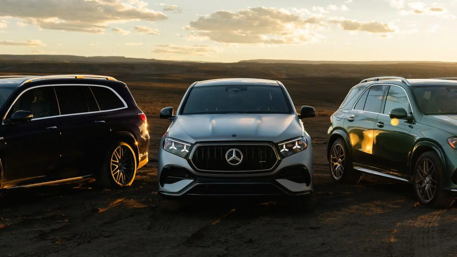 Drei AMG-Modelle – viel PS-Spaß: GLS 63, GLE 63 S Coupé und GLE 63 S beschleunigen in unter 5 Sekunden auf 100 km/h. (Foto: Mercedes-Benz AG/dpa-tmn)