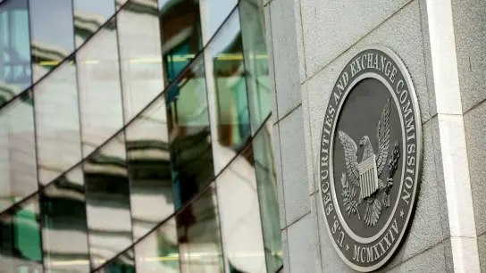 Der Sitz der US-Börsenaufsicht SEC in Washington. (Foto: Andrew Harnik/AP/dpa)