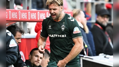 Niclas Füllkrug sieht die Debatte um ein mögliches DFB-Comeback locker. (Foto: Florian Wiegand/dpa)