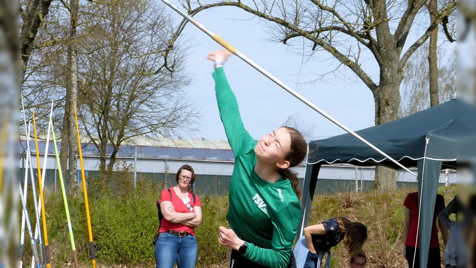 Leonie Schinko sorgte für die besten Ergebnisse aus dem Leichtathletikkreis Ansbach. (Foto: Ulrike Grau)