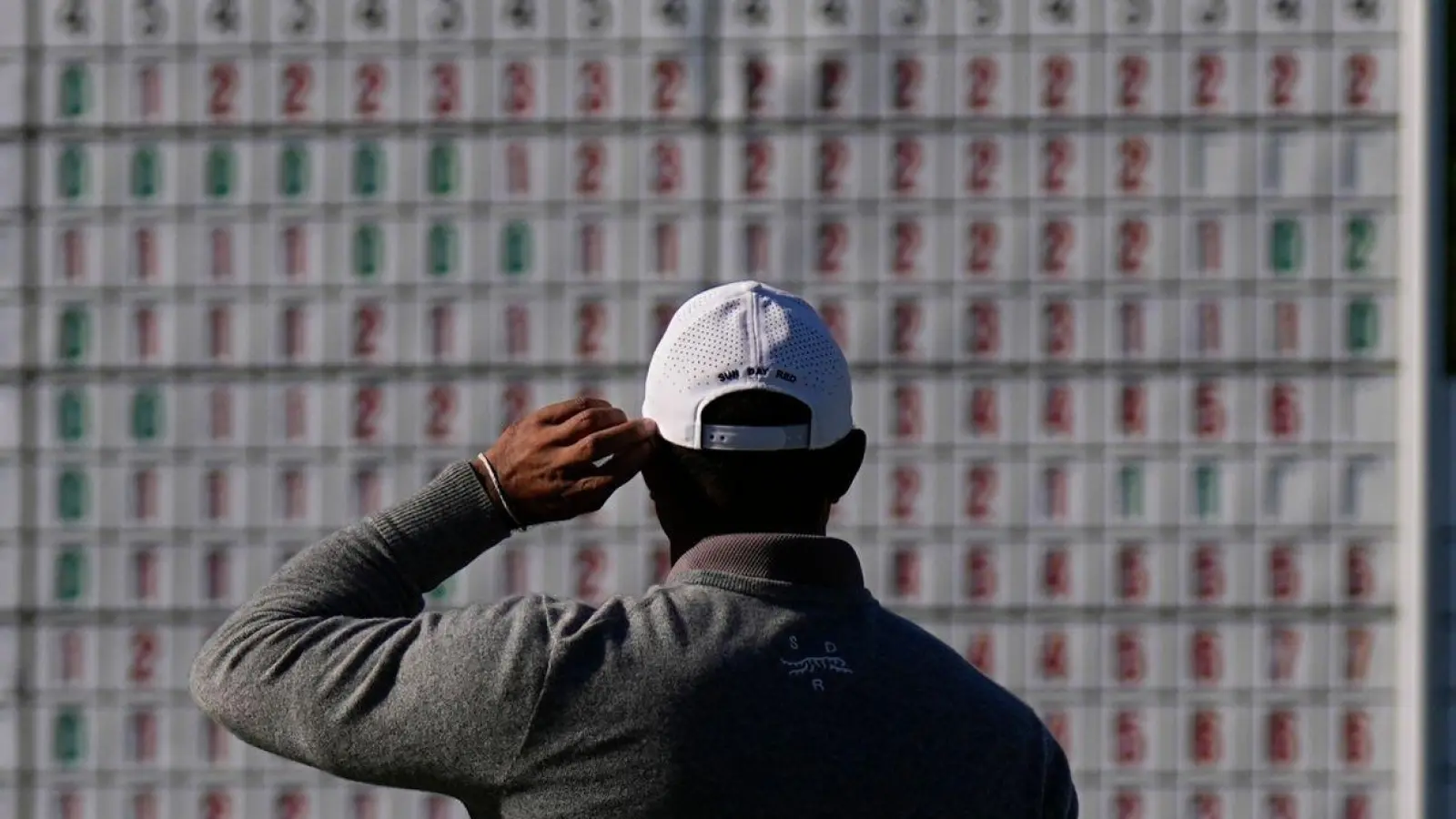 Golf-Superstar Tiger Woods hat beim Masters in Augusta erneut einen Rekord aufgestellt. (Foto: George Walker IV/AP/dpa)