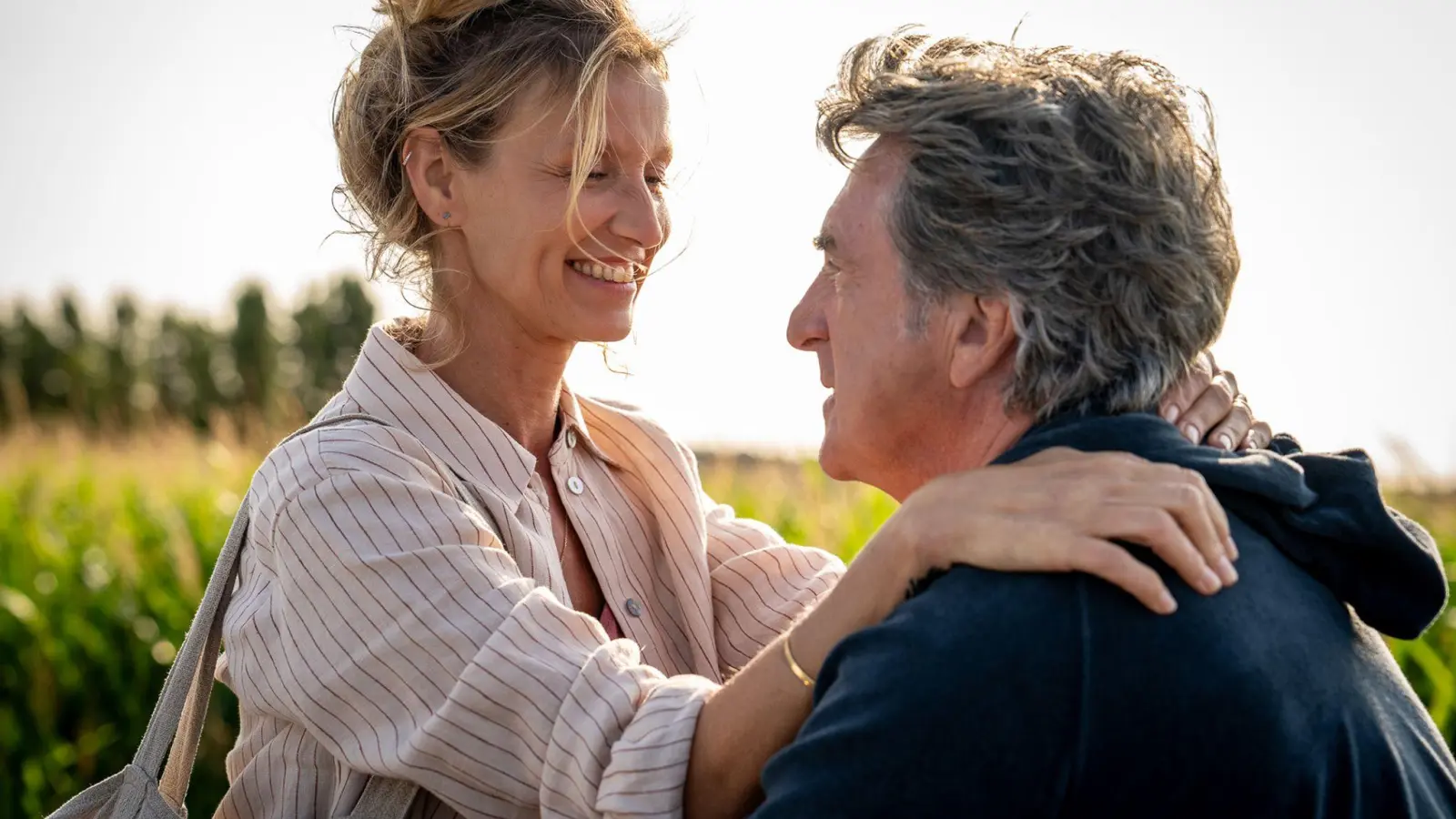 Fanny (Alexandra Lamy) gesteht Tom (François Cluzet) nach zwanzig Jahren Ehe, noch nie einen Orgasmus erlebt zu haben. (Foto: -/Neue Visionen Filmverleih/dpa)