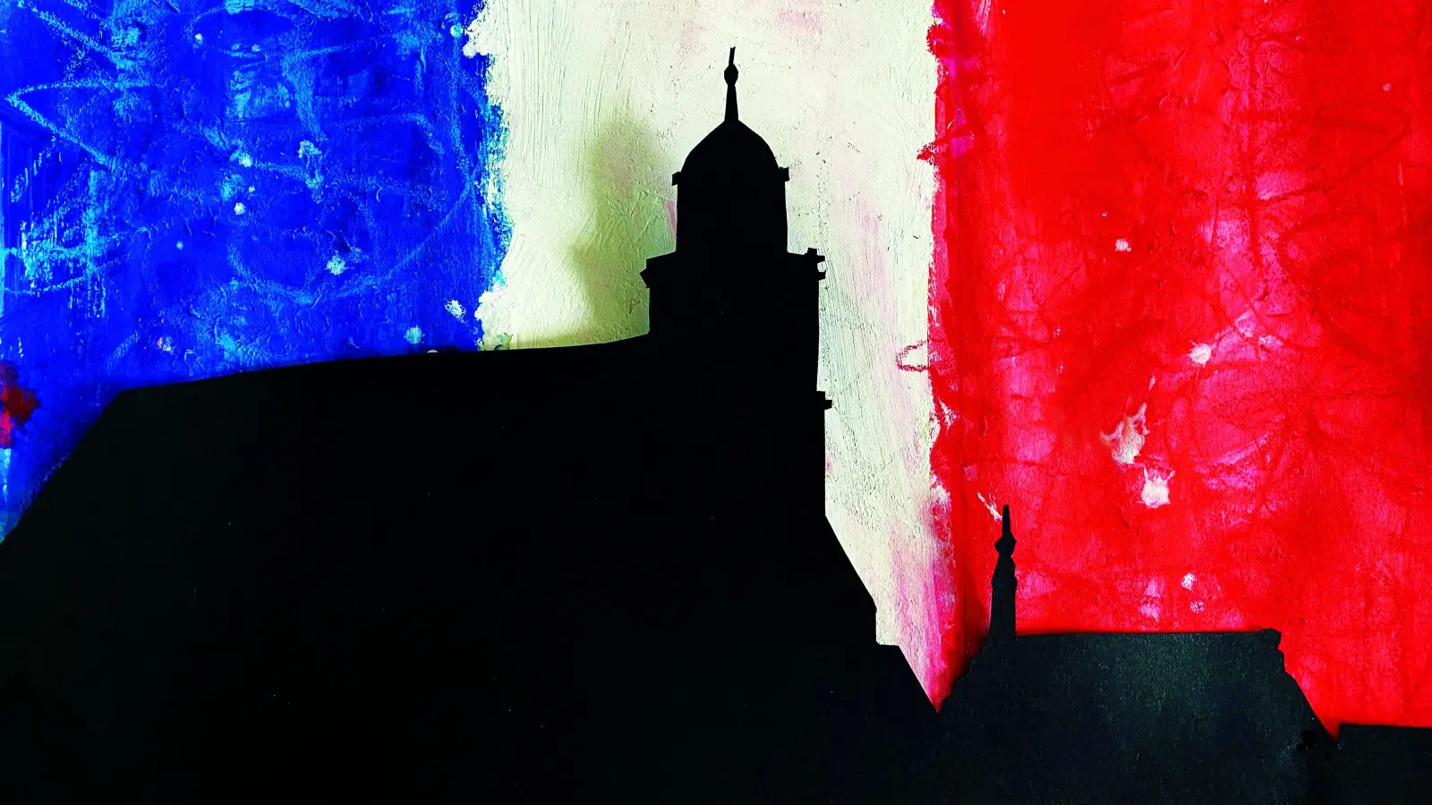 Die deutsch-französische Freundschaft gibt in diesem Jahr das Motto der Langen Kulturnacht am Samstag in Dinkelsbühl vor. Sabine Nollek hat die Verbindung zum Nachbarland künstlerisch umgesetzt. (Foto: Sabine Nollek)