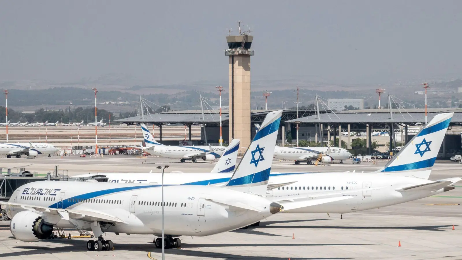 Der Flughafen Ben Gurion in Tel Aviv. Vor Oman hatte Saudi-Arabien bereits im Juli 2022 seinen Luftraum für Israel geöffnet. (Foto: Nir Alon/ZUMA Wire/dpa)