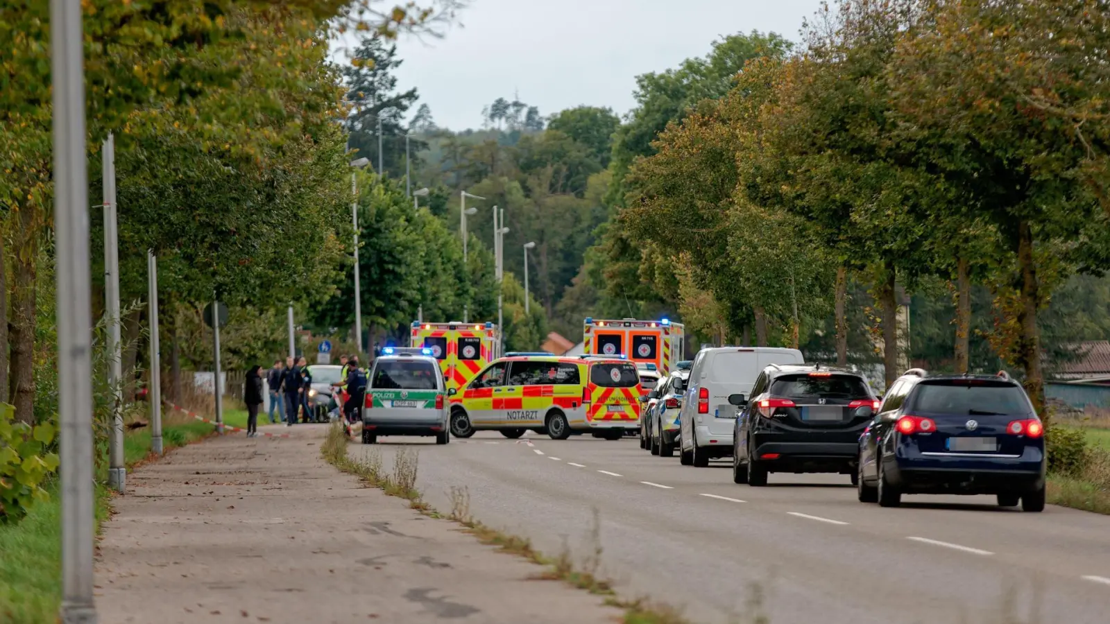Am Nachmittag des 3. Oktober 2024 kam es auf der Schalkhäuser Landstraße in Ansbach zu dem Angriff. In zwei Wochen startet der Prozess. (Foto: Tizian Gerbing)