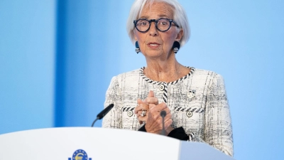 EZB-Präsidentin Lagarde spricht sich wegen des Iran-Kriegs für mehr erneuerbare Energien aus. (Archivbild) (Foto: Florian Wiegand/dpa)