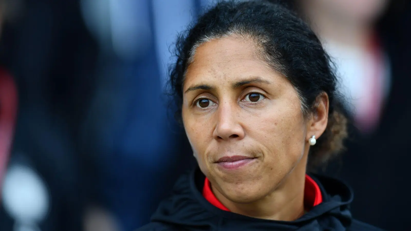 Erste Frau überhaupt im Aufsichtsrat des FC Schalke 04: Steffi Jones.  (Foto: Uwe Anspach/dpa)