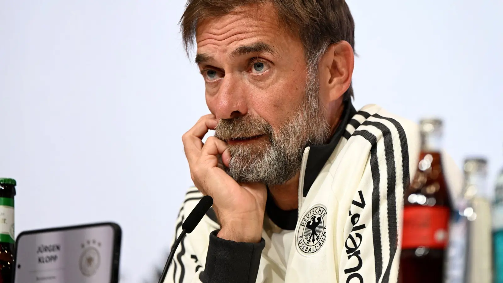Jürgen Klopp steht mit der DFB-Elf vor seinem dritten Auftritt als Bundestrainer.  (Foto: Sven Hoppe/dpa)