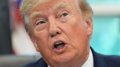 US-Präsident Trump hat Sanktionserleichterungen für den Iran dementiert. (Foto: Alex Brandon/AP/dpa)