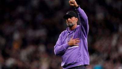Liverpool-Coach Jürgen Klopp spricht seinem Team trotz der Niederlage ein großes Lob aus. (Foto: John Walton/PA Wire/dpa)