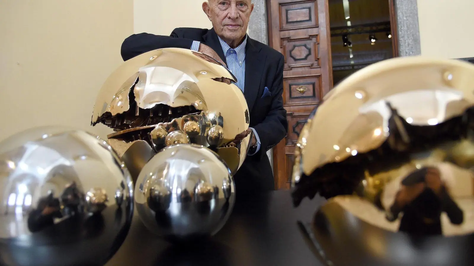  Pomodoro starb am Vorabend seines 99. Geburtstags. (Archivbild) (Foto: picture alliance / dpa)