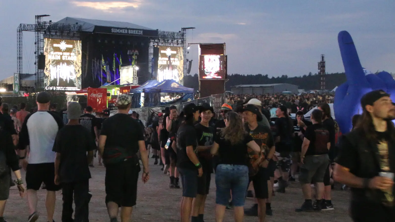Party ohne Stress: Die Besucher des Festivals gaben der Polizei nur sehr selten Grund zum Eingreifen. (Foto: Martina Haas)