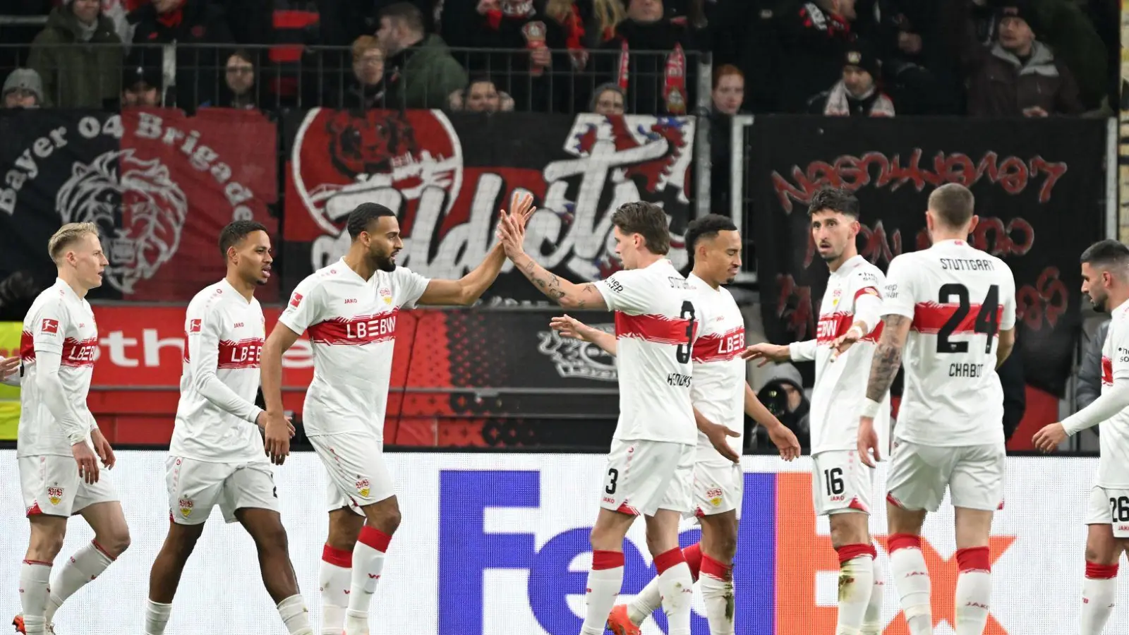 Erstmals seit April 2018 gewinnt der VfB Stuttgart wieder gegen Leverkusen (Foto: Federico Gambarini/dpa)