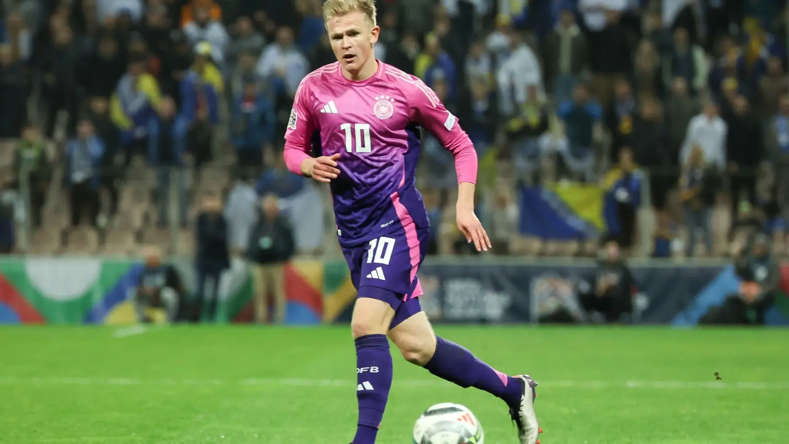 Nationalstürmer Jonathan Burkardt wechselt vom FSV Mainz 05 zu Eintracht Frankfurt. (Foto: Christian Charisius/dpa)
