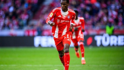 Nicolas Jackson wird die Bayern am Saisonende wieder verlassen. (Archivbild) (Foto: Tom Weller/dpa)