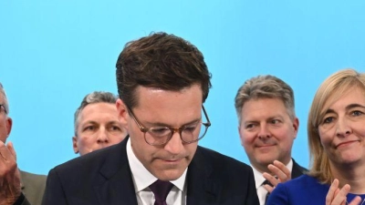 Hagel sieht sich verantwortlich für das Ergebnis der CDU. (Foto: Marijan Murat/dpa)