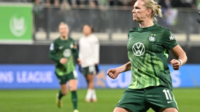 Alexandra Popp verlässt den VfL Wolfsburg im Sommer (Archivbild). (Foto: Swen Pförtner/dpa)